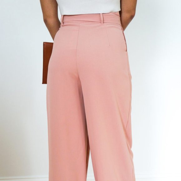 NWT High Waist Wide Leg Pants - Picture 4 of 5